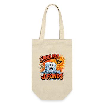 J'peux pas j'fonds – dessin humoristique - Chaud - Sac à bouteille - nature - Devant