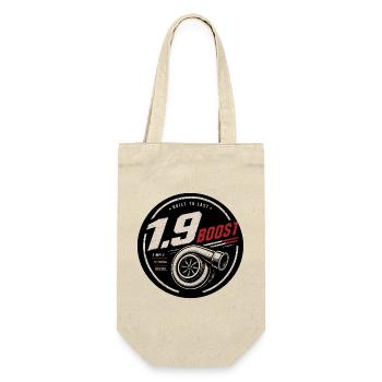 Turbo 1.9 Boost Diesel Badge - Geschenkbeutel für Flaschen - Natur - Vorne