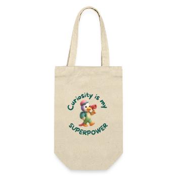 La curiosité est mon super-pouvoir - Sac à bouteille - nature - Devant