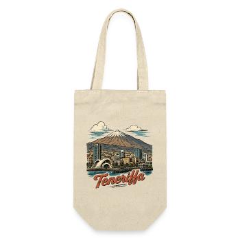 Teneriffa Skyline Mt Teide - Geschenkbeutel für Flaschen - Natur - Vorne