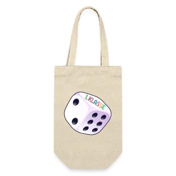 Cube, 1st Grade 2026 - Gift Bag for Bottles - nature - Front