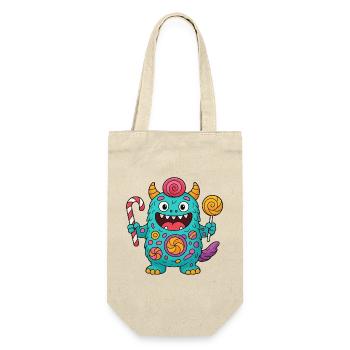 Monstre de bonbons mignon - Sac à bouteille - nature - Devant