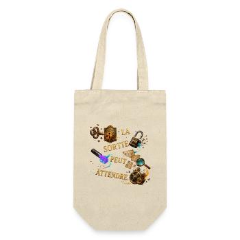 Sortie peut attendre – Steampunk mystique - Sac à bouteille - nature - Devant