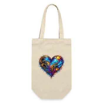 Celestial Heart  - Gift Bag for Bottles - nature - Front
