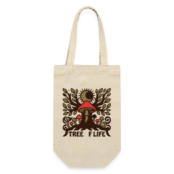 Tree of Life Mushrooms Logo - Gift Bag for Bottles - nature - Front