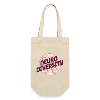 Brain Neurodiversity - Gift Bag for Bottles - nature - Front