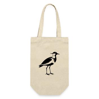 Kiebitvogel - Geschenkbeutel für Flaschen - Natur - Vorne
