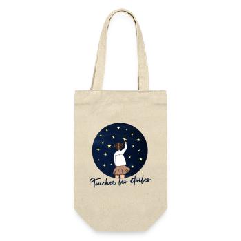 Toucher les etoiles - Citation Inspiration Reve - Sac à bouteille - nature - Devant
