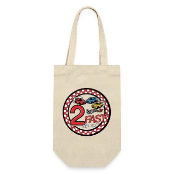 2 Almost Birthday Race Car - Gift Bag for Bottles - nature - Front