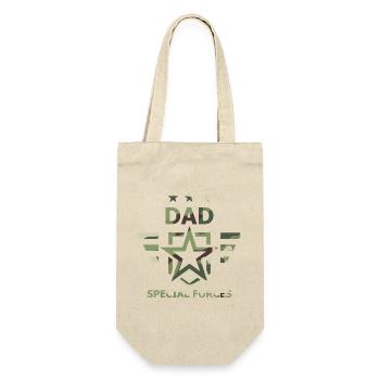 Dad Special Forces Camo Military - Gift Bag for Bottles - nature - Front