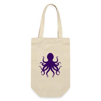 Octopus - Gift Bag for Bottles - nature - Front