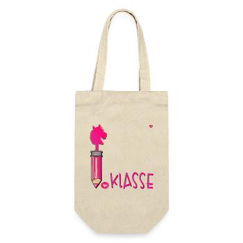 School Enrollment School Child Hobby Horsing - Gift Bag for Bottles - nature - Front