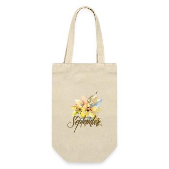 September - Gift Bag for Bottles - nature - Front
