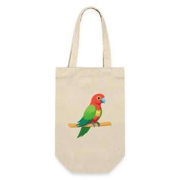 Tropical Parrot - Gift Bag for Bottles - nature - Front