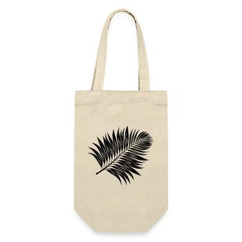 Tropical Palm Leaf - Gift Bag for Bottles - nature - Front