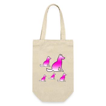 canine - Gift Bag for Bottles - nature - Front