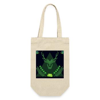 Forest spirit deer in triangle - Gift Bag for Bottles - nature - Front