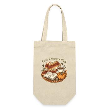 Cozy Chapters Club Reading Fall - Gift Bag for Bottles - nature - Front