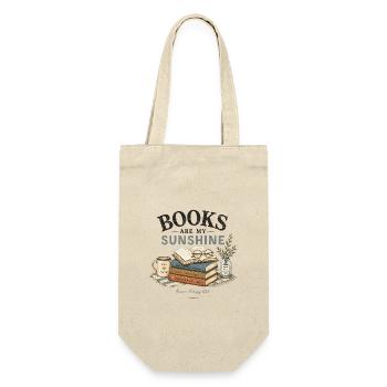 Les livres sont mon rayon de soleil en lecture - Sac à bouteille - nature - Devant