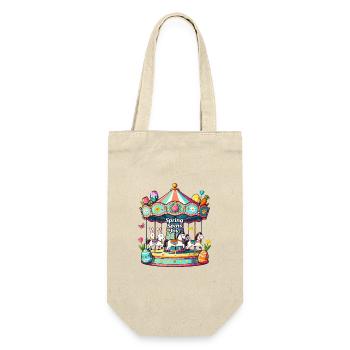 Spring Carousel Joy - Gift Bag for Bottles - nature - Front