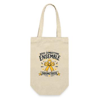 sensibilisation endométriose - Sac à bouteille - nature - Devant