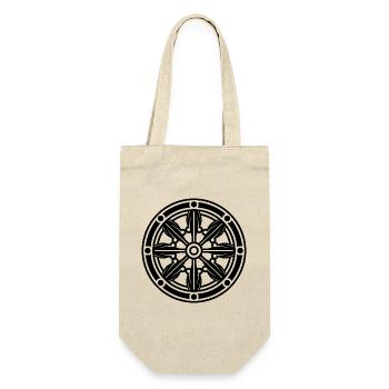 Dharma Wheel - Gift Bag for Bottles - nature - Front