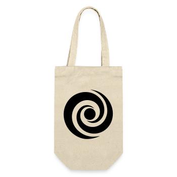 Japanese Spiral - Gift Bag for Bottles - nature - Front