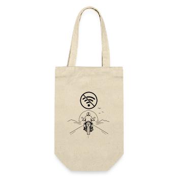 Freedom on two wheels - Gift Bag for Bottles - nature - Front