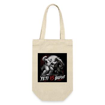 Yéti contre Bigfoot - Sac à bouteille - nature - Devant