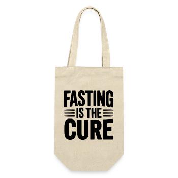 Fasting Is Cure - Gift Bag for Bottles - nature - Front