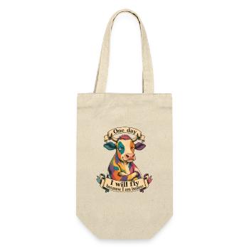 One day I will fly because I am insane - Gift Bag for Bottles - nature - Front