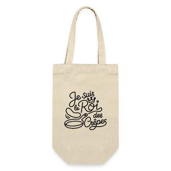 Je suis le Roi des Crêpes - Sac à bouteille - nature - Devant
