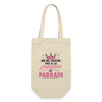 Princesse de parrain - Sac à bouteille - nature - Devant