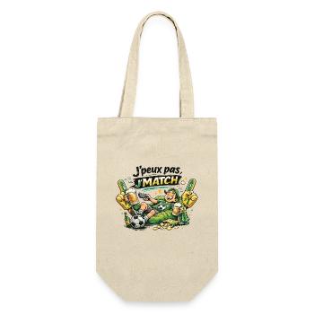 J'match Fête Foot et Bière - Sac à bouteille - nature - Devant
