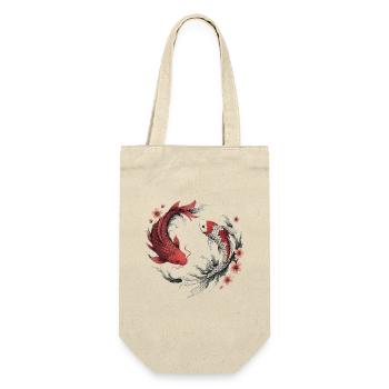 Koi Fish Harmony - Gift Bag for Bottles - nature - Front