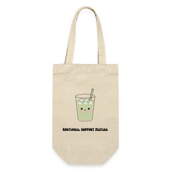 Matcha de soutien émotionnel doux - Sac à bouteille - nature - Devant