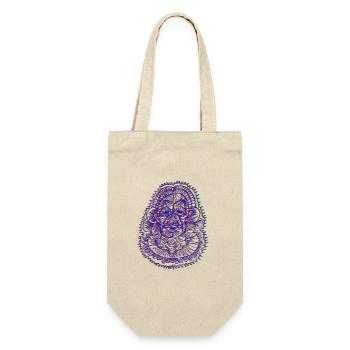 Neon Mandala Dragon Eye - Gift Bag for Bottles - nature - Front