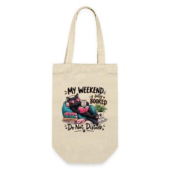 My Weekend Is Fully Booked - Gift Bag for Bottles - nature - Front