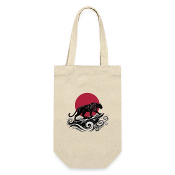 SAMURAI PANTHER - Gift Bag for Bottles - nature - Front