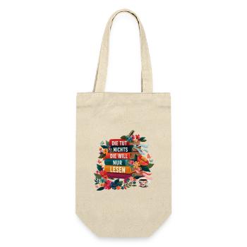 die_tut_nichts_-_Personalized_Teacher_Classroom - Geschenkbeutel für Flaschen - Natur - Vorne