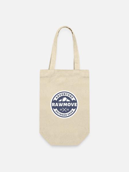 Rawmove Outdoor Abenteuer Badge - Geschenkbeutel für Flaschen - Natur