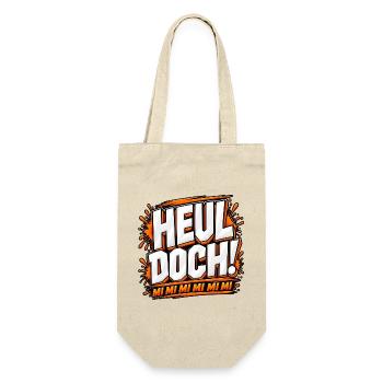 Heul Doch! Explosiver Comic-Text - Geschenkbeutel für Flaschen - Natur - Vorne