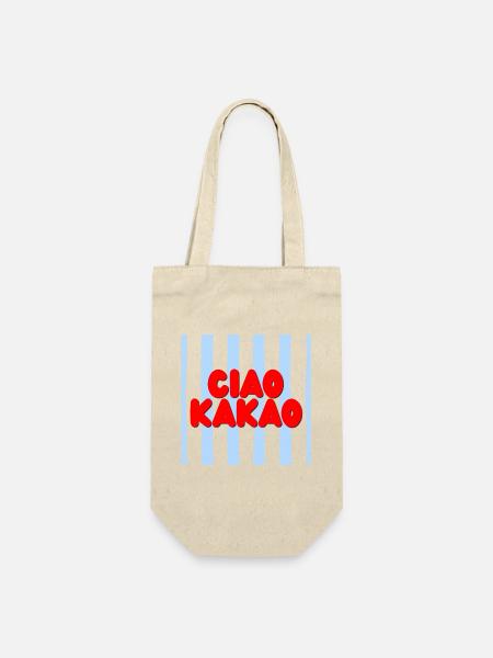 Ciao kakao - Geschenkbeutel für Flaschen - Natur