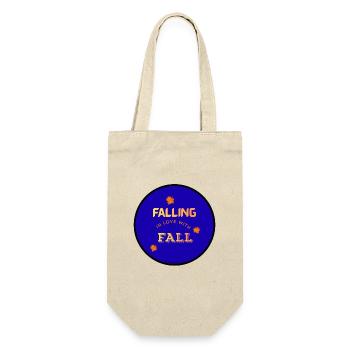 Verliebt in FALL - Geschenkbeutel für Flaschen - Natur - Vorne