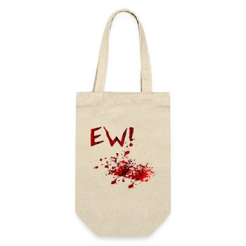 Halloween-Kostüm-Blutflecken - Geschenkbeutel für Flaschen - Natur - Vorne