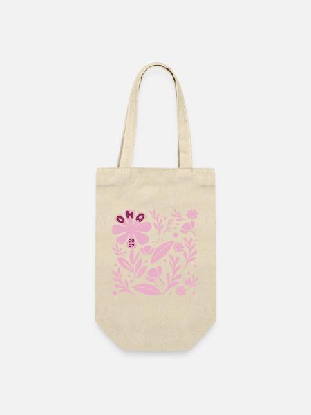 Garten Oma 2027 - Geschenkbeutel für Flaschen - Natur