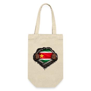 Flagge von Guadeloupe Hyper Realistische Streetwear - Geschenkbeutel für Flaschen - Natur - Vorne