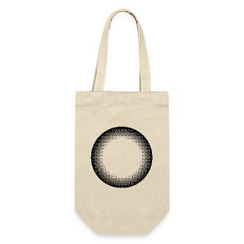 Circle Sun-Design - Geschenkbeutel für Flaschen - Natur - Vorne