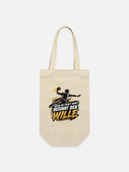 Handball Motivation - Geschenkbeutel für Flaschen - Natur