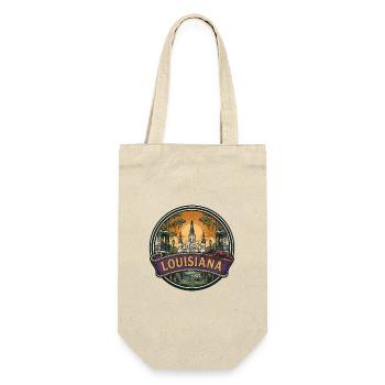 Louisiana New Orleans Bayou Reisesouvenir - Geschenkbeutel für Flaschen - Natur - Vorne